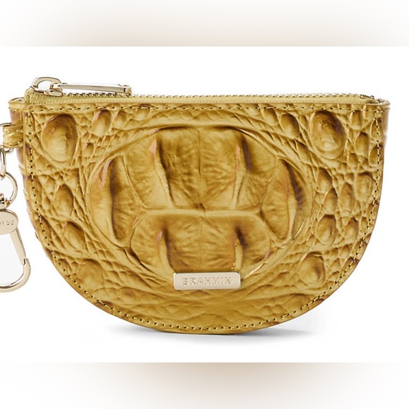 NWT Brahmin Britt Coin Purse in Golden Rod Ombré - Picture 2 of 6